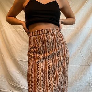 Beautiful pattern vintage skirt from the 70s